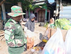 TMMD Reg-129 Kodim 0714 Salatiga Bawa Berkah Bagi Pedagang Sayur
