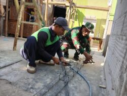 Satgas TMMD Ke-129 Kodim 0714/Salatiga Perkuat Struktur RTLH Warga Tengaran
