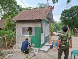 Pos Kamling Hasil Karya TMMD Ke-129 Siap Jadi Pusat Keamanan Warga Dusun Gompyong