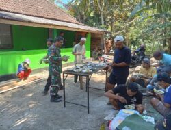 Hangatnya Kebersamaan Satgas TMMD dan Warga Cukil