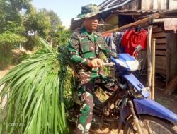 Satgas TMMD Bantu Aktivitas Harian Warga Lansia