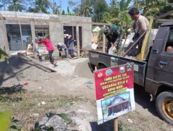 Sinergi TNI dan Masyarakat Percepat Penyelesaian RTLH Sasaran TMMD Ke-129