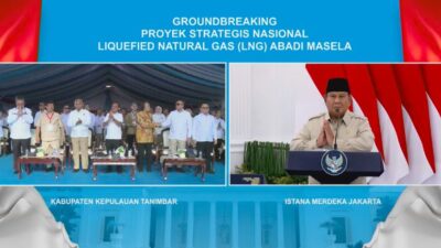 Prabowo Resmikan Proyek LNG Masela setelah 28 Tahun Menanti