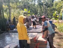 Bangun Infrastruktur, Warga Cukil Tunjukkan Semangat Kebersamaan