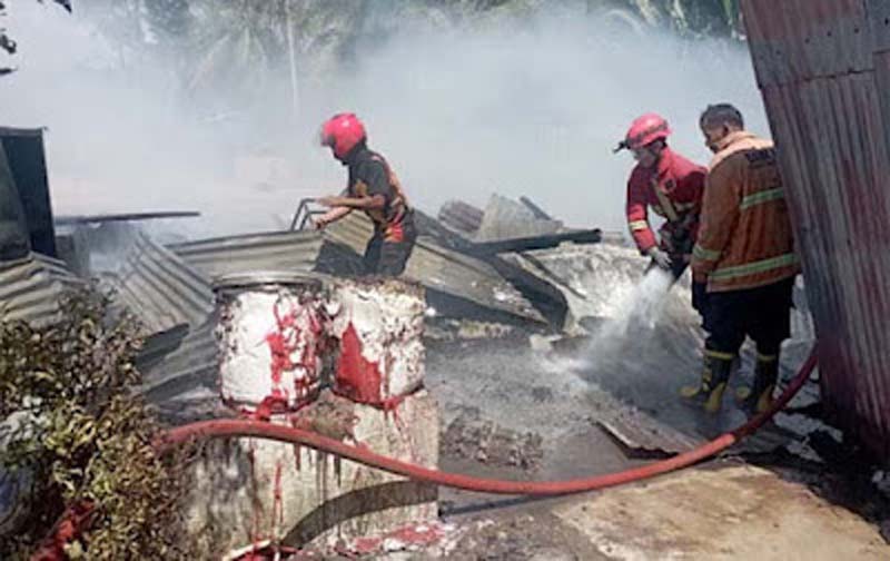 Kerugian Kebakaran Ponpes Bustanul Yaqin Ditaksir Capai Rp600 Juta