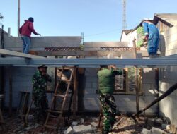 Pembangunan RTLH Ibu Sukiyem Terus Dikebut