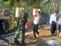 Paskibra Turut Sukseskan TMMD Reguler 129