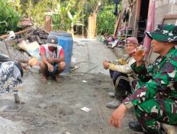 Teh Manis Jadi Pelepas Dahaga Satgas TMMD