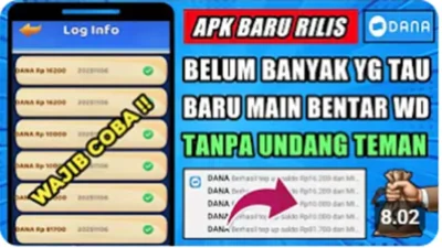 Aplikasi Penghasil Saldo DANA Gratis Tanpa Undang Teman, Cukup Modal Kuota Internet.