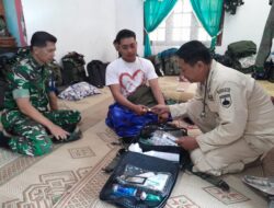 Pawas TMMD Reguler ke-129 Libatkan Tim Keslap Lakukan Pemeriksaan Kesehatan