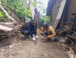 Semangat Gotong Royong Warnai Pembangunan RTLH Ibu Asyah di Lokasi TMMD Reguler ke-129