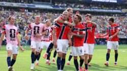 Norwegia sukses menyingkirkan Brasil dengan kemenangan 2-1.