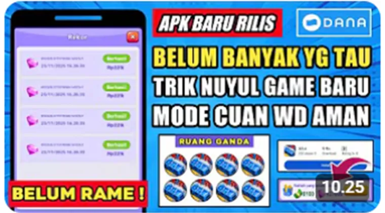 Aplikasi Game Baru Ini Diklaim Bisa Hasilkan Uang, Sudah Ribuan Pengguna Mencoba, Cair Hingga Rp500 Ribu!