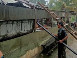 Puting Beliung Terjang Sungai Aur Pasaman Barat, Empat Rumah Rusak