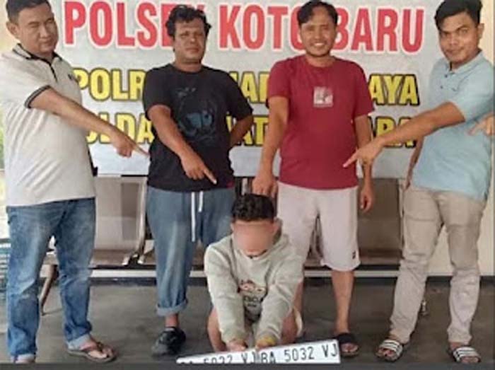 Tukang Pangkas Penggelap Motor Majikan Dibekuk Polisi.