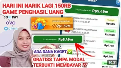 Cukup Main Game di HP, Aplikasi Ini Terbukti Menghasilkan Uang Hingga Ratusan Ribu Rupiah.