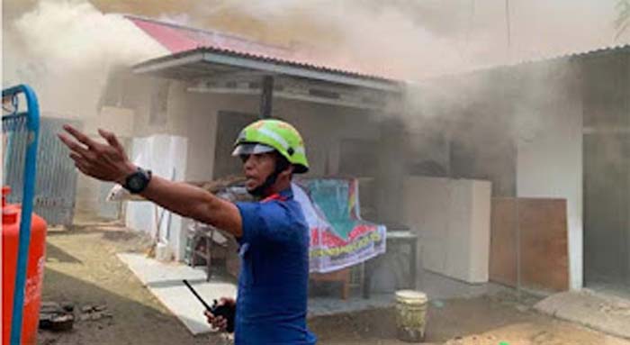 Kebakaran di Rimbo Kaluang.