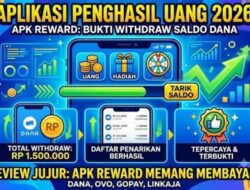 Aplikasi Penghasil Uang, Reward 2026 Diklaim Berhasil Cairkan Saldo Dana