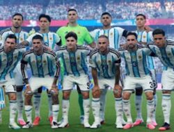 Argentina Kenakan Jersey Biru Lawan Inggris di Semifinal