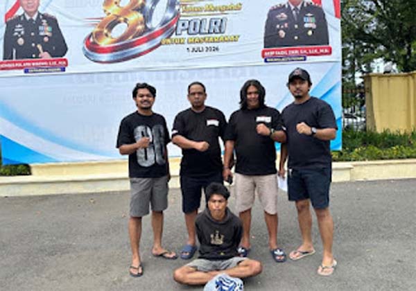 Seorang Pemuda Ditangkap Tim Klewang
