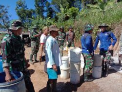 Jejak Kebersamaan Prajurit TNI AL dalam Membangun Desa Cukil