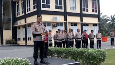 Kapolres Dharmasraya Sosialisasikan Tekankan Profesionalisme dan Pelayanan Humanis.
