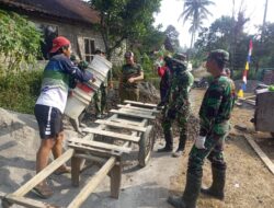 Kebersamaan Warga Gompyong Jadi Kekuatan TMMD