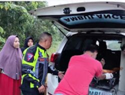 Kecelakaan Maut di Simpang SMKN 1 Sungai Rumbai