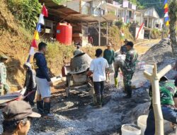Meski Medan Naik Turun, Semangat Satgas TMMD Kodim 0708 Purworejo Tak Padam