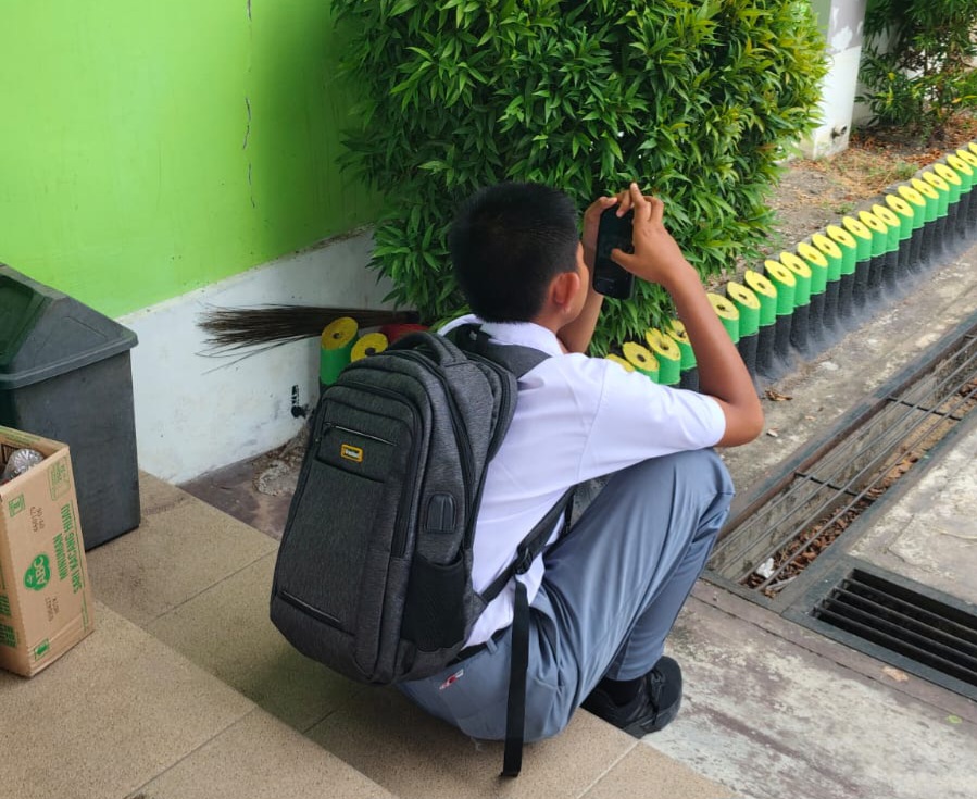 Pelajar SMAN 2 Kuala Kapuas.