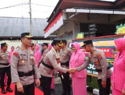 Pisah Sambut Kapolres Agam Dari AKBP Muari Kepada Kapolres Baru AKBP Masnoni Berjalan Khidmat
