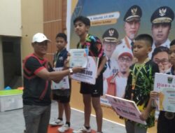 Kejurprov Tenis Meja di Payakumbuh Dimulai, Khalid Tak Terkalahkan