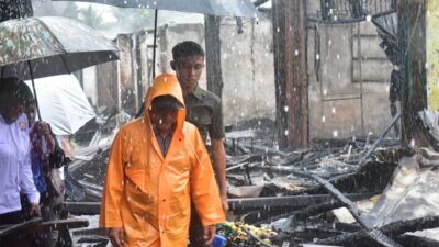 Kebekaran beruntun di Padang Pariaman yang kerujian capai miliaran rupiah.