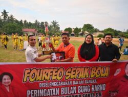 Peringati Bulan Bung Karno, Darnedy Kurnia Santi Satukan Pecinta Sepak Bola Lewat Turnamen Fourfeo