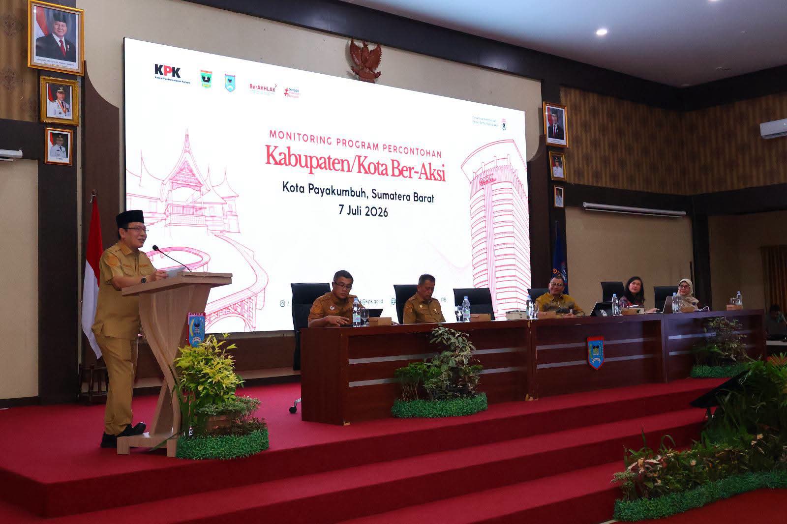 Pemko Payakumbuh Perkuat Tata Kelola Antikorupsi, KPK Monitoring Implementasi Indikator Kota Ber-AKSI