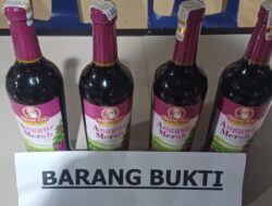 Polsek Bilah Hilir Amankan Empat Botol Miras Ilegal dari Warung Kafe di Pangkatan