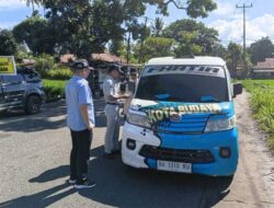 PT Jasa Raharja Sumbar danTim Pembina Samsat Gelar Operasi Gabungan