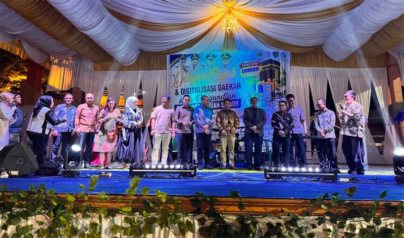 Jasa Raharja Sumbar hadiri gebyar pajak di Pesisir Selatan.