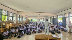 Jasa Raharja Sumbar Tanamkan Budaya Keselamatan Berlalu Lintas kepada Siswa SMKN 8 Padang