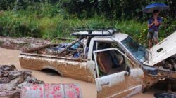 Kabupaten Nunukan, Kalimantan Utara longsor, lebih seribu warga terdampak.(dok.bnpb)