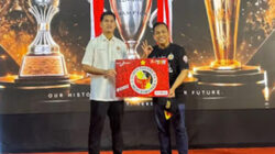Direktur Utama Bank Nagari Gusti Candra hadir pada launching tim.