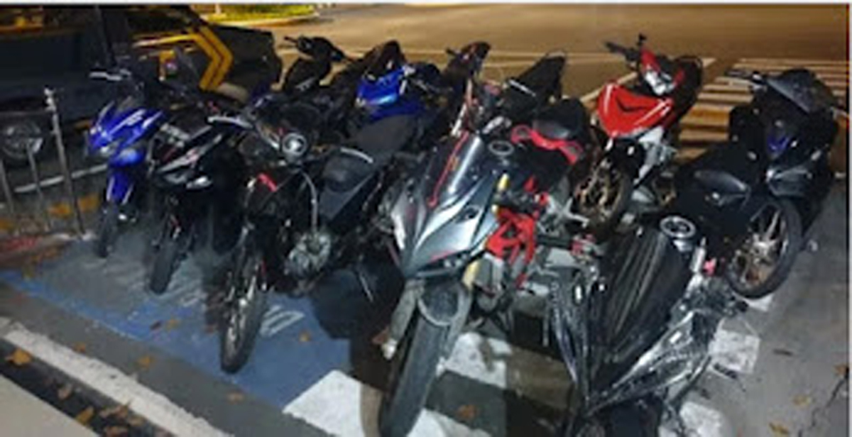 Polresta Padang mengamankan 11 unit kendaraan