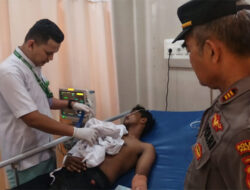 Pria di Air Tawar Luka Disabet Samurai