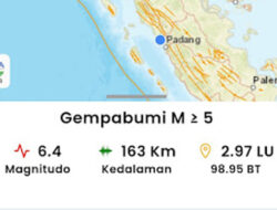 Gempa M6,4 Guncang Simalungun, Getaran Dirasakan hingga Medan dan Aceh