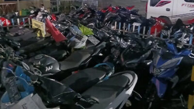 Sepeda motor diamankan oleh Timsus Bravo Polresta Padang