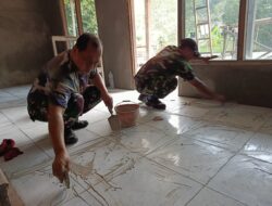 Satgas TMMD Sempurnakan Rehabilitasi Rumah Bapak Misri