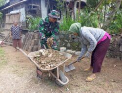 Bersama Warga, Satgas TMMD ke-129 Wujudkan Dusun Cukil yang Bersih dan Nyaman