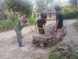 Tanpa Deru Alat Berat, Semangat Gotong Royong Warga Cukil Percepat Pembangunan Desa