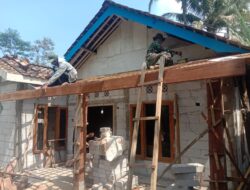 Rumah Layak Huni untuk Bapak Sumarji Kian Nyata Berkat TMMD