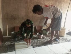 Sentuhan Akhir RTLH Bapak Imam Sukayat